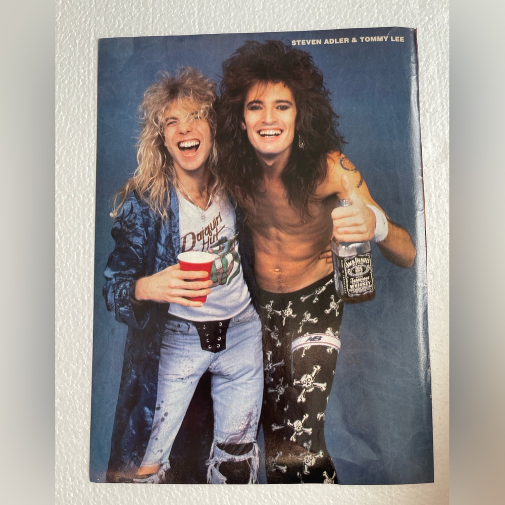 Steven Adler & Tommy Lee pinup